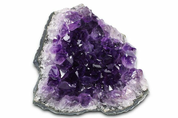 Sparkling Purple Amethyst Crystal Cluster - Uruguay #383266